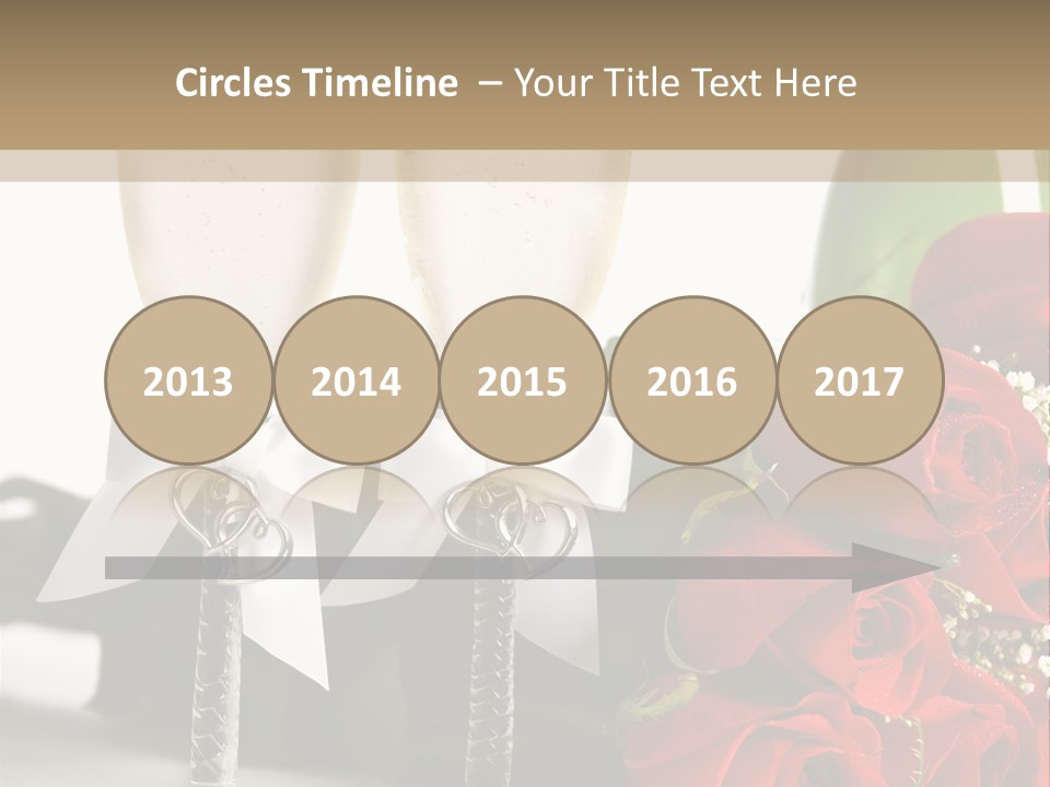 White Background Symbol Wedding PowerPoint Template