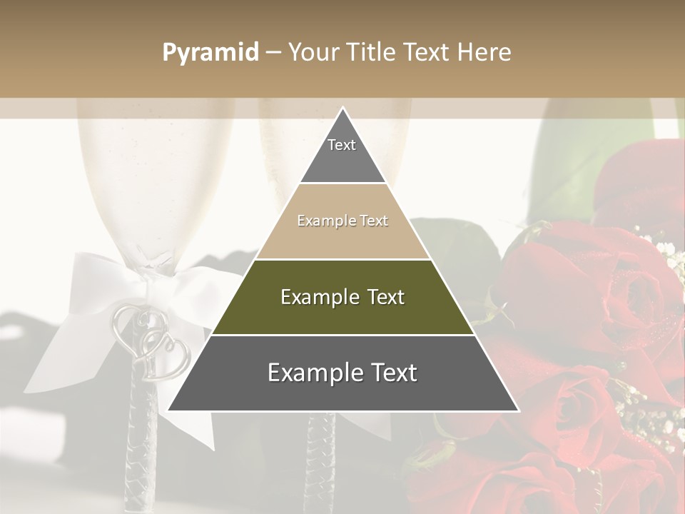 White Background Symbol Wedding PowerPoint Template