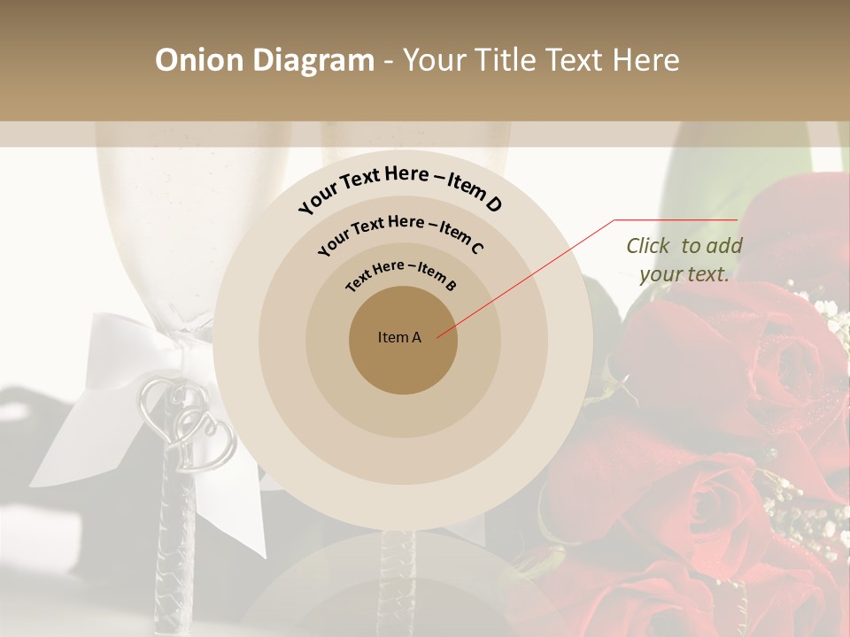 White Background Symbol Wedding PowerPoint Template