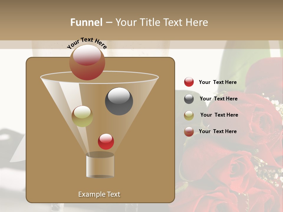 White Background Symbol Wedding PowerPoint Template