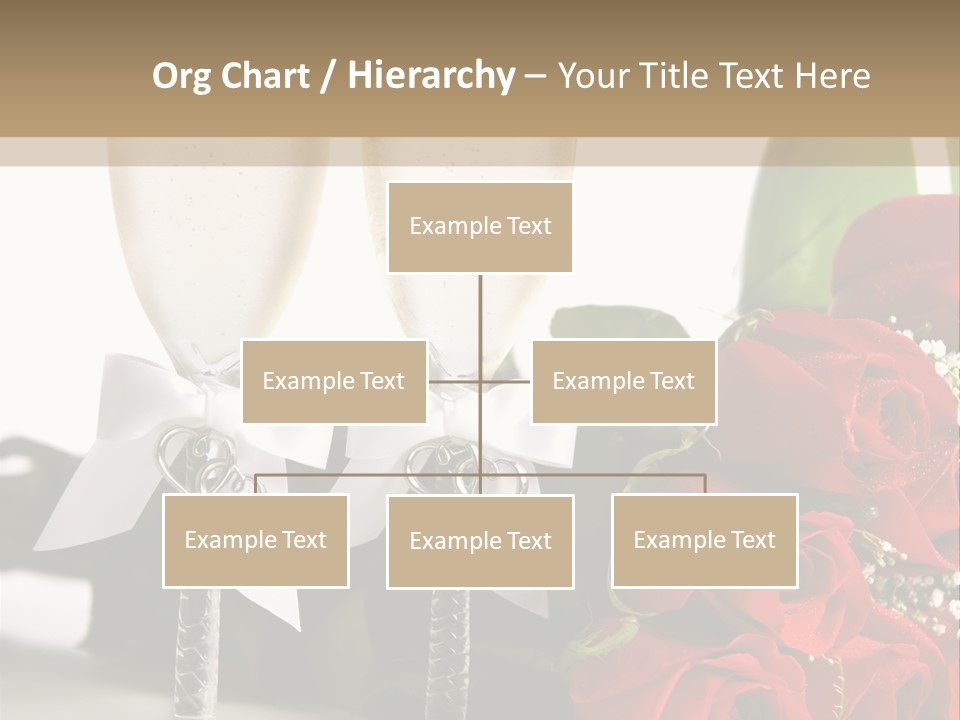 White Background Symbol Wedding PowerPoint Template