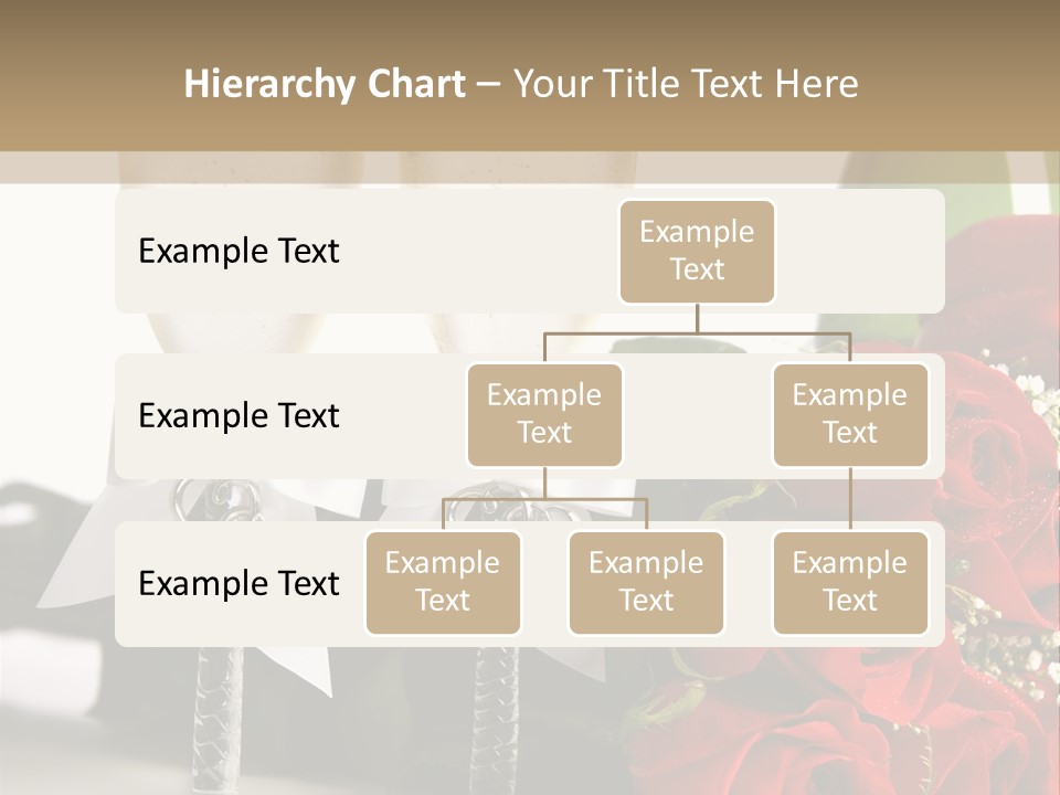 White Background Symbol Wedding PowerPoint Template