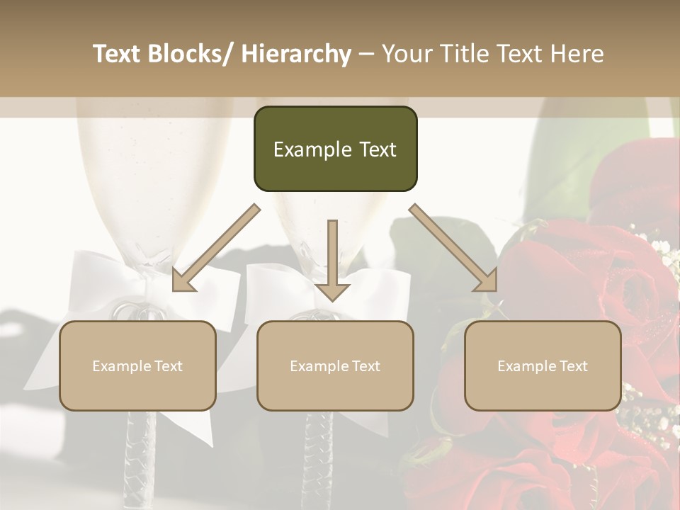 White Background Symbol Wedding PowerPoint Template