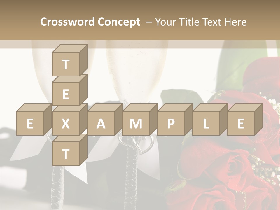 White Background Symbol Wedding PowerPoint Template