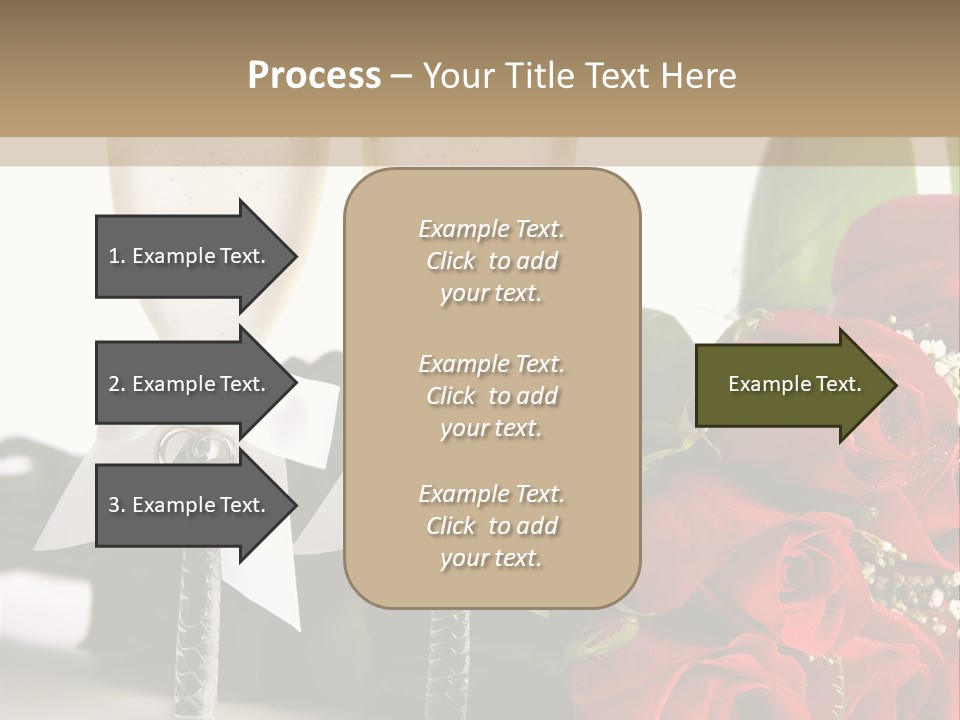 White Background Symbol Wedding PowerPoint Template
