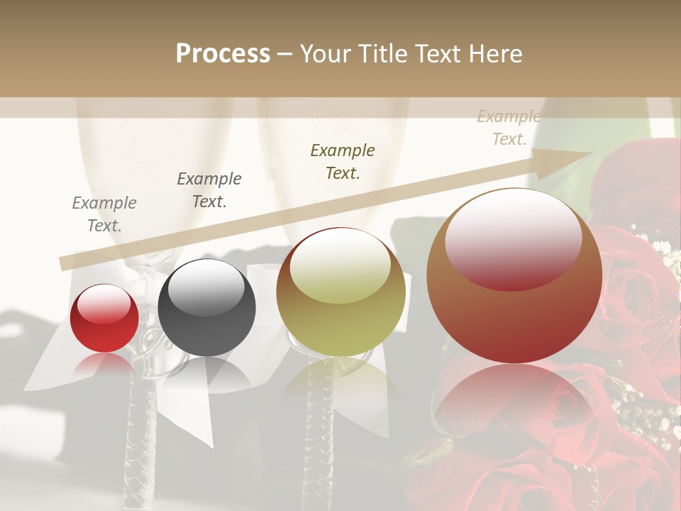 White Background Symbol Wedding PowerPoint Template