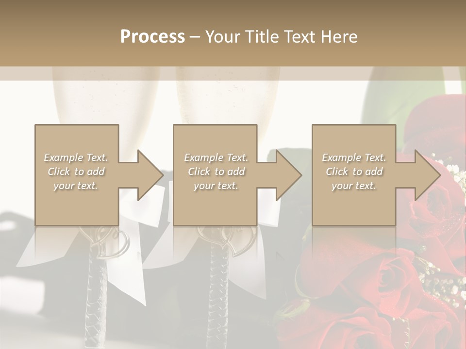 White Background Symbol Wedding PowerPoint Template