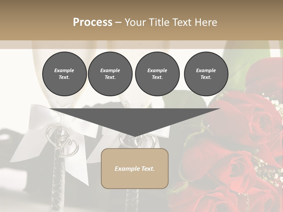 White Background Symbol Wedding PowerPoint Template