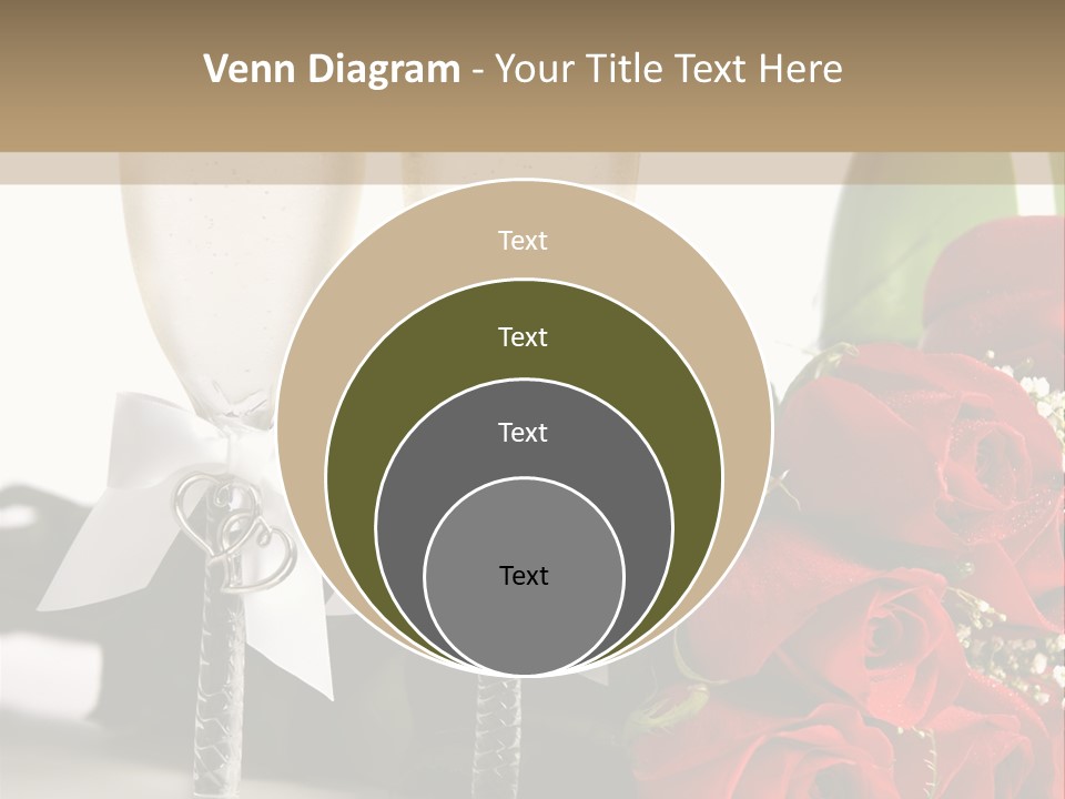 White Background Symbol Wedding PowerPoint Template