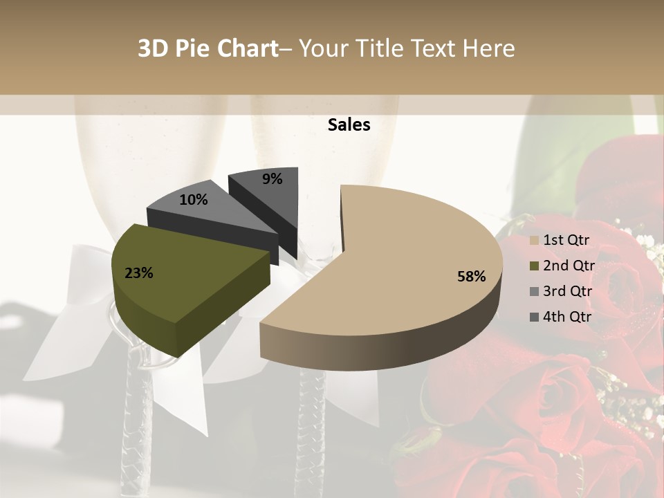 White Background Symbol Wedding PowerPoint Template