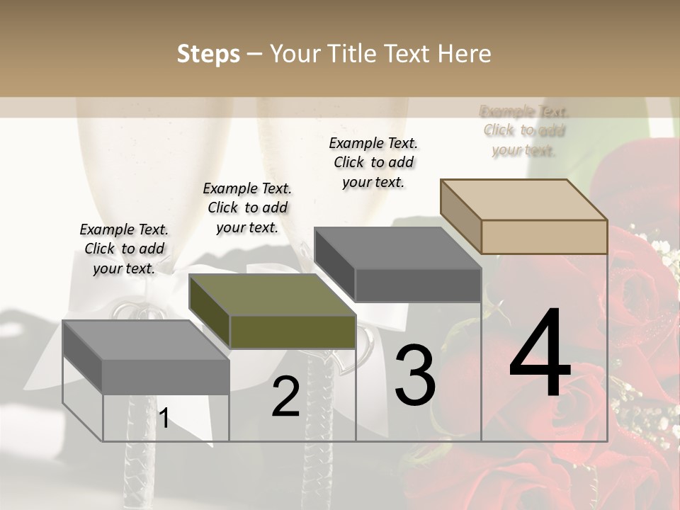 White Background Symbol Wedding PowerPoint Template