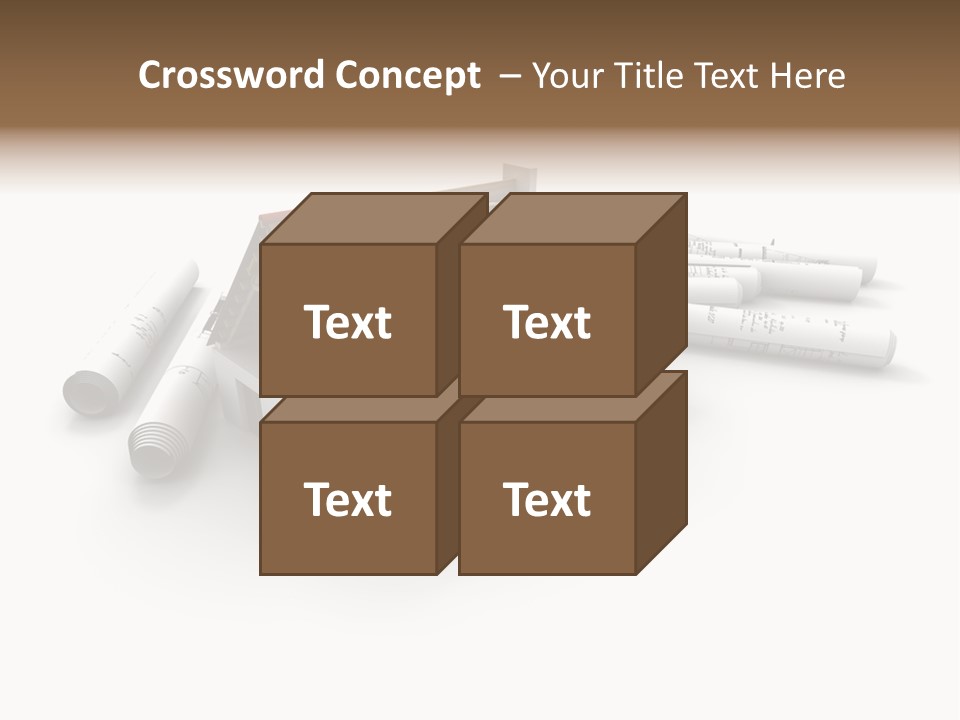 Roof House Draw PowerPoint Template