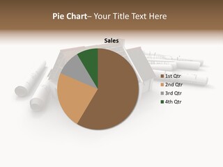 Roof House Draw PowerPoint Template