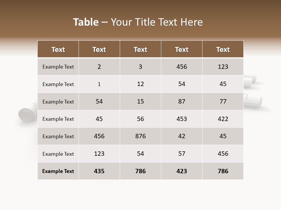 Roof House Draw PowerPoint Template