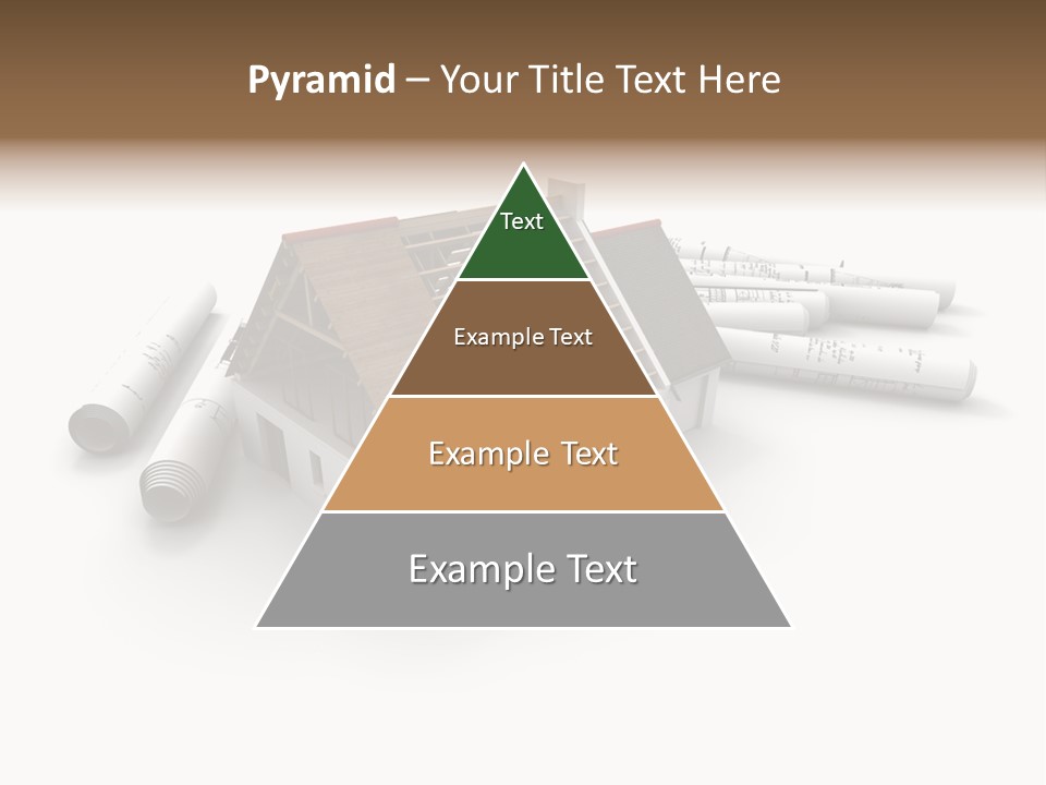 Roof House Draw PowerPoint Template