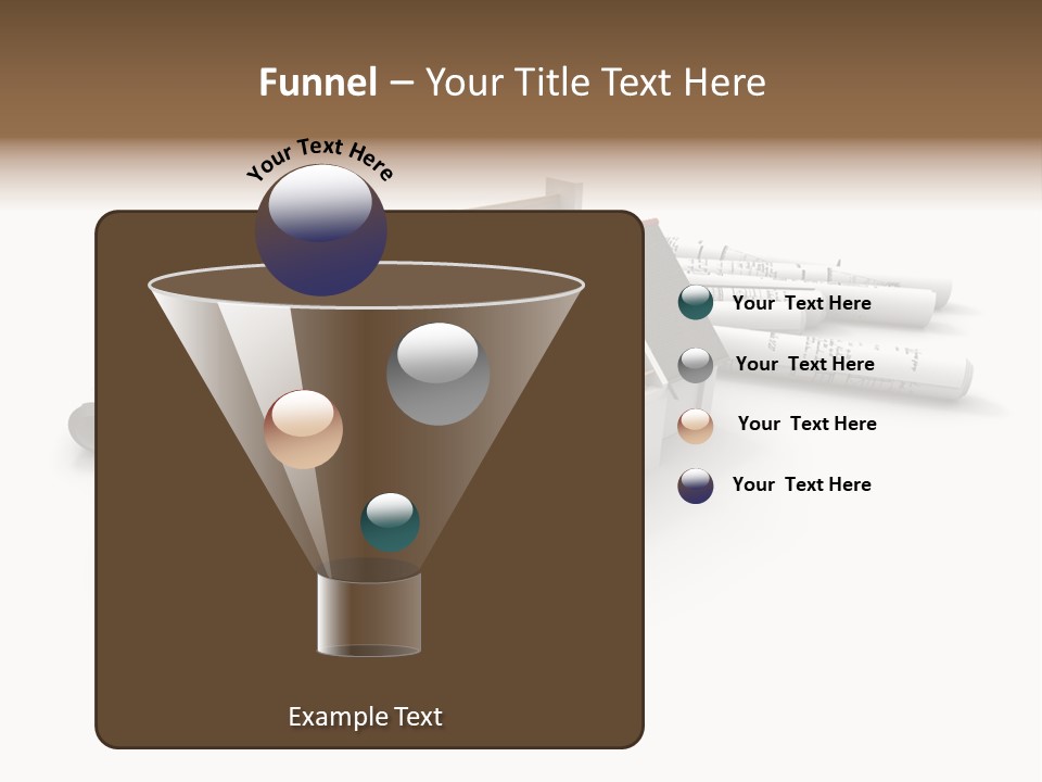Roof House Draw PowerPoint Template
