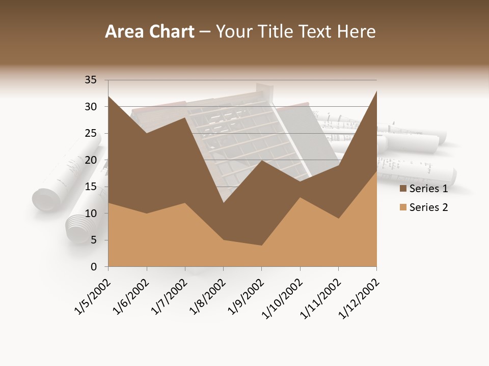 Roof House Draw PowerPoint Template