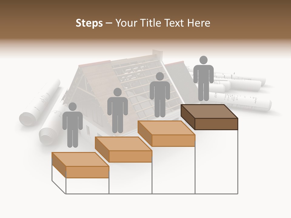 Roof House Draw PowerPoint Template