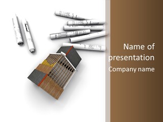 Family Countryside Roof PowerPoint Template