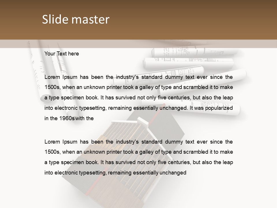 Family Countryside Roof PowerPoint Template