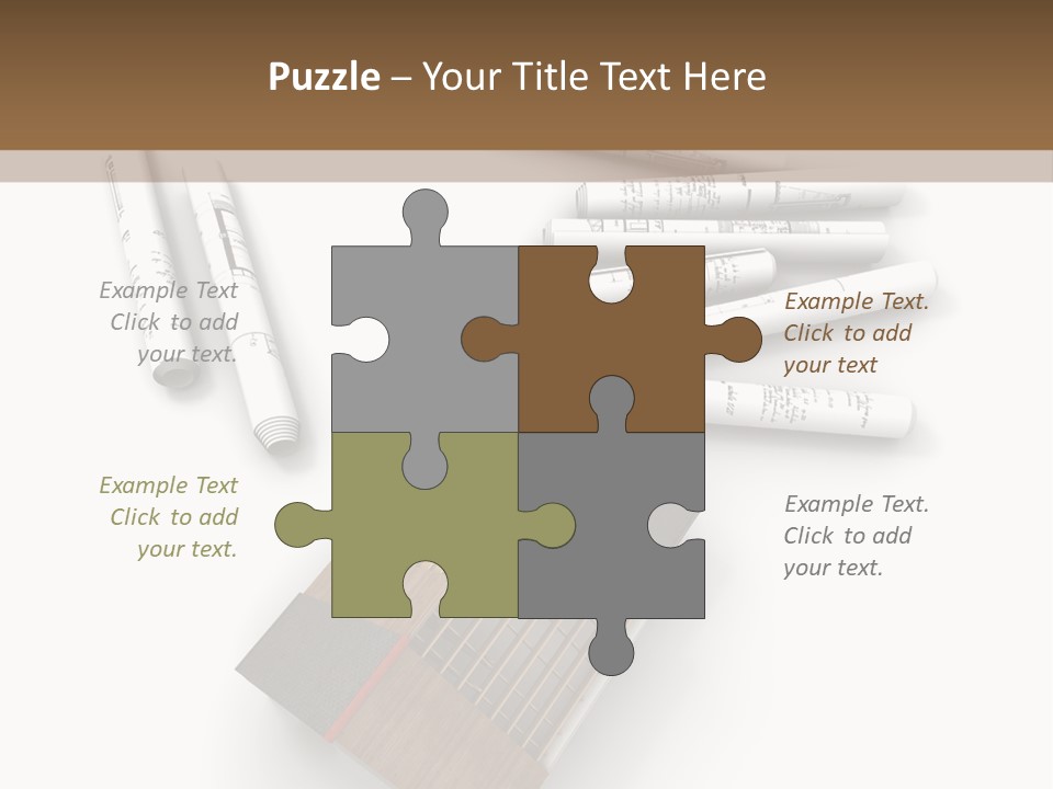 Family Countryside Roof PowerPoint Template