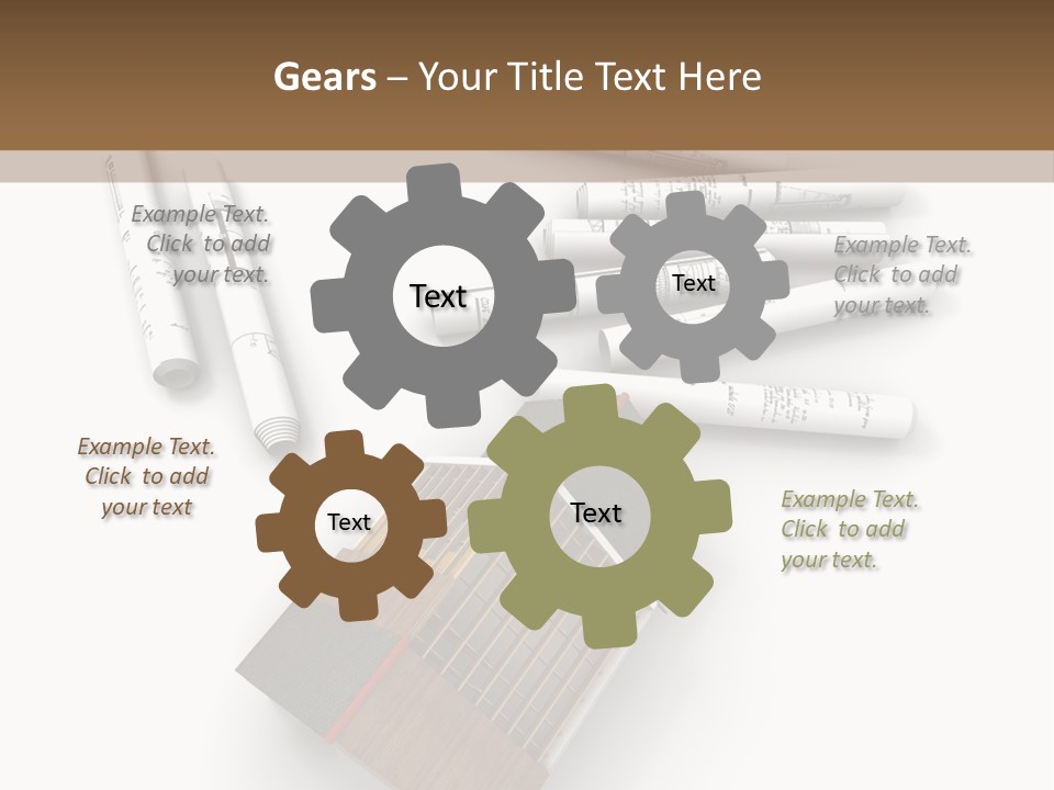 Family Countryside Roof PowerPoint Template