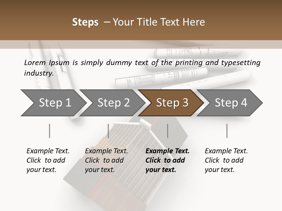 Family Countryside Roof PowerPoint Template