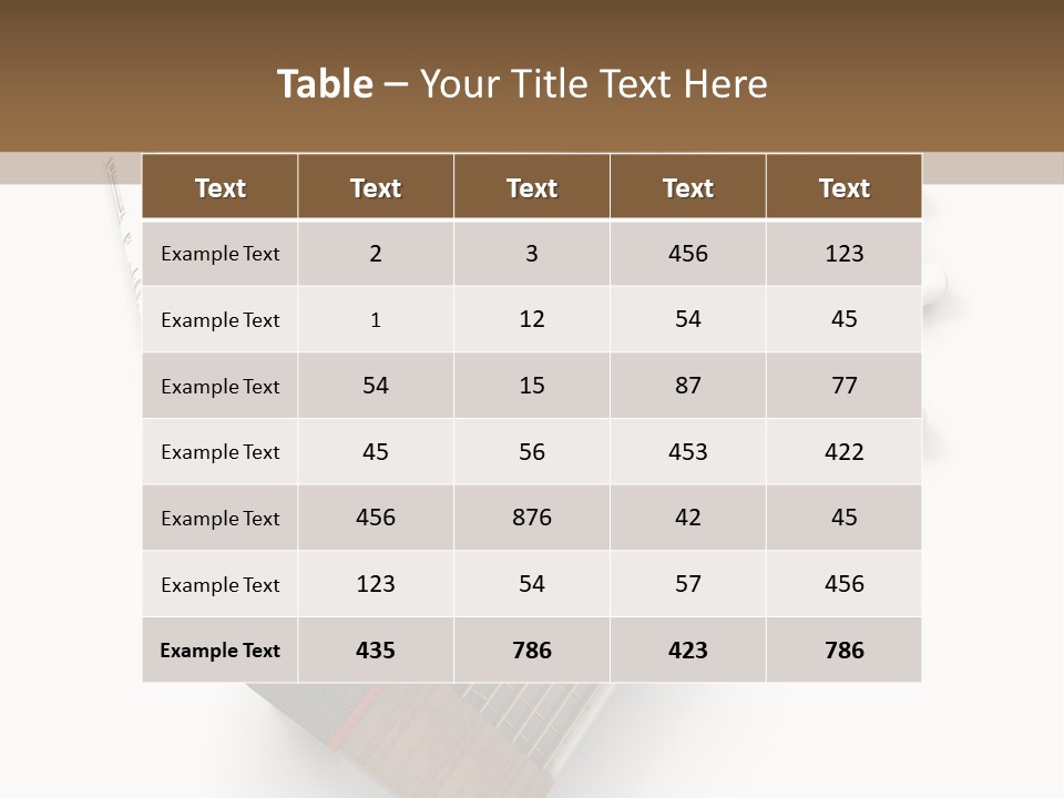 Family Countryside Roof PowerPoint Template