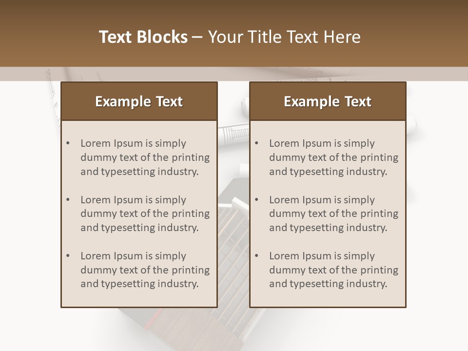 Family Countryside Roof PowerPoint Template
