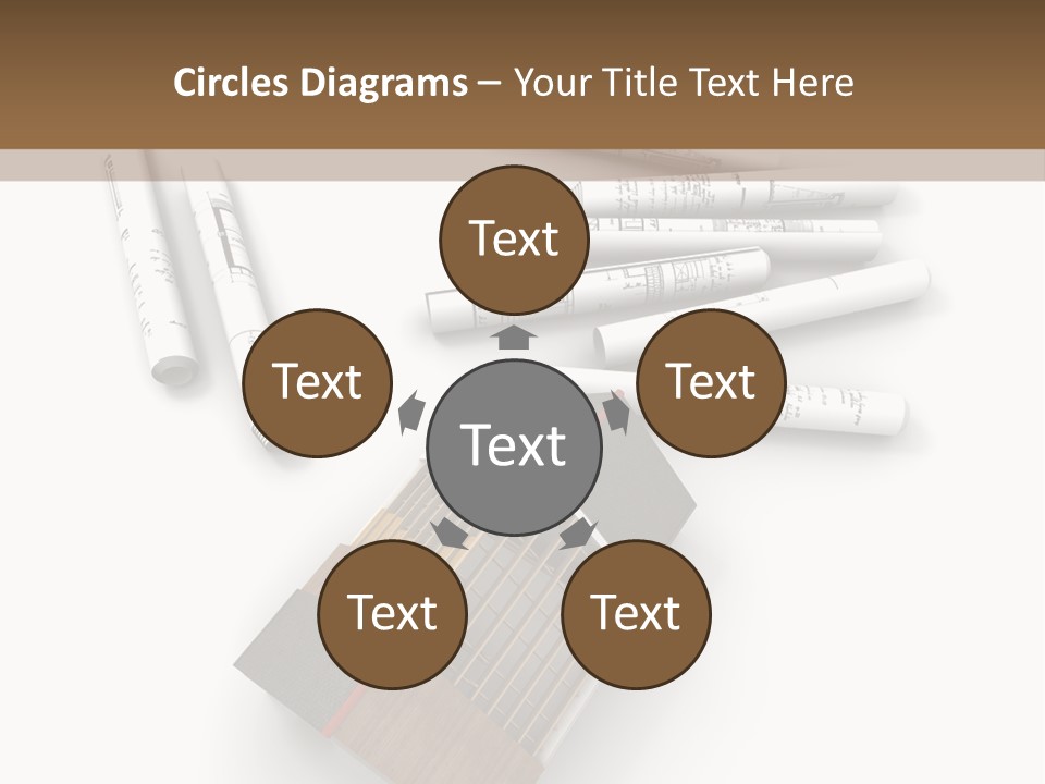 Family Countryside Roof PowerPoint Template