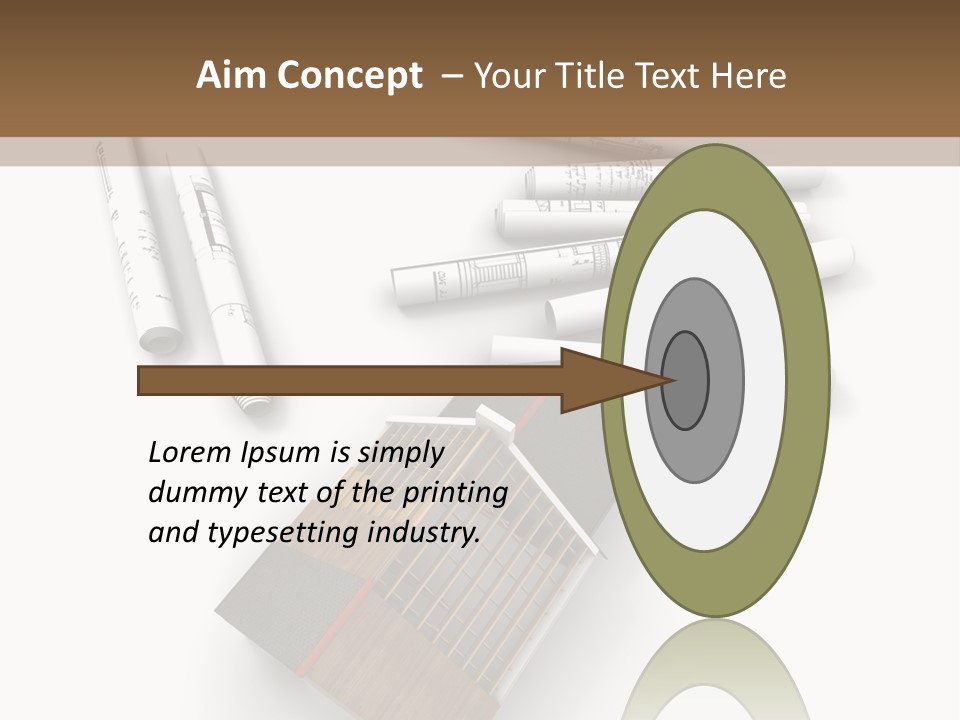 Family Countryside Roof PowerPoint Template