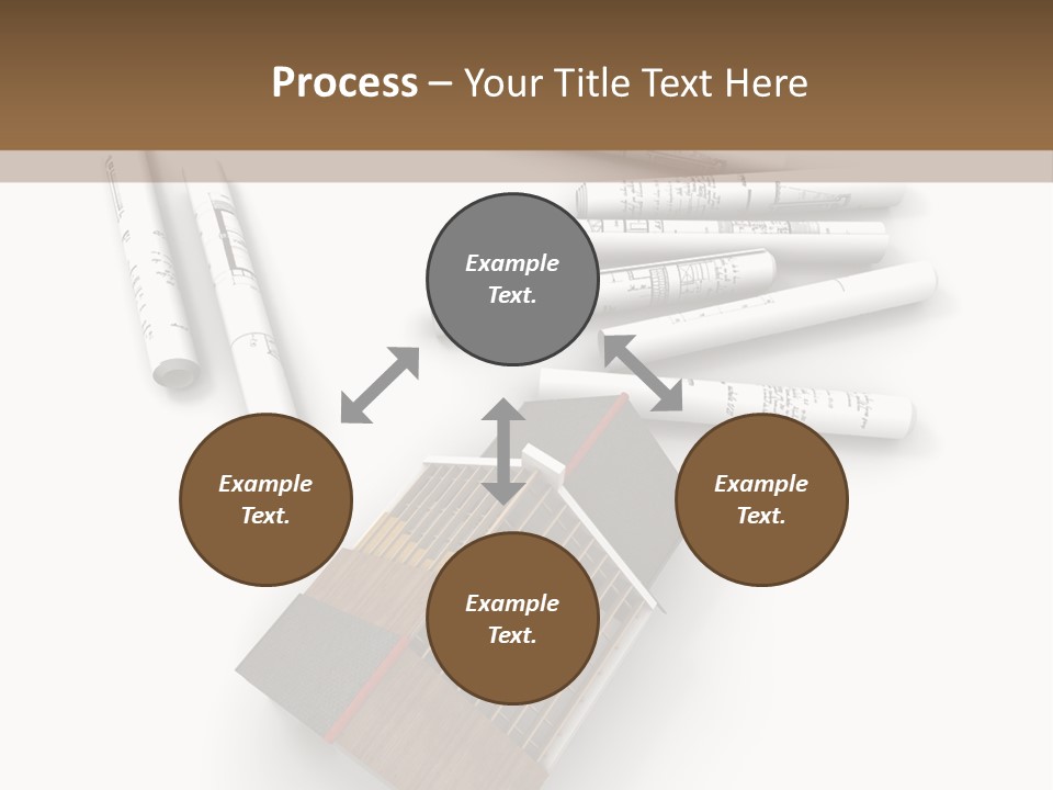 Family Countryside Roof PowerPoint Template