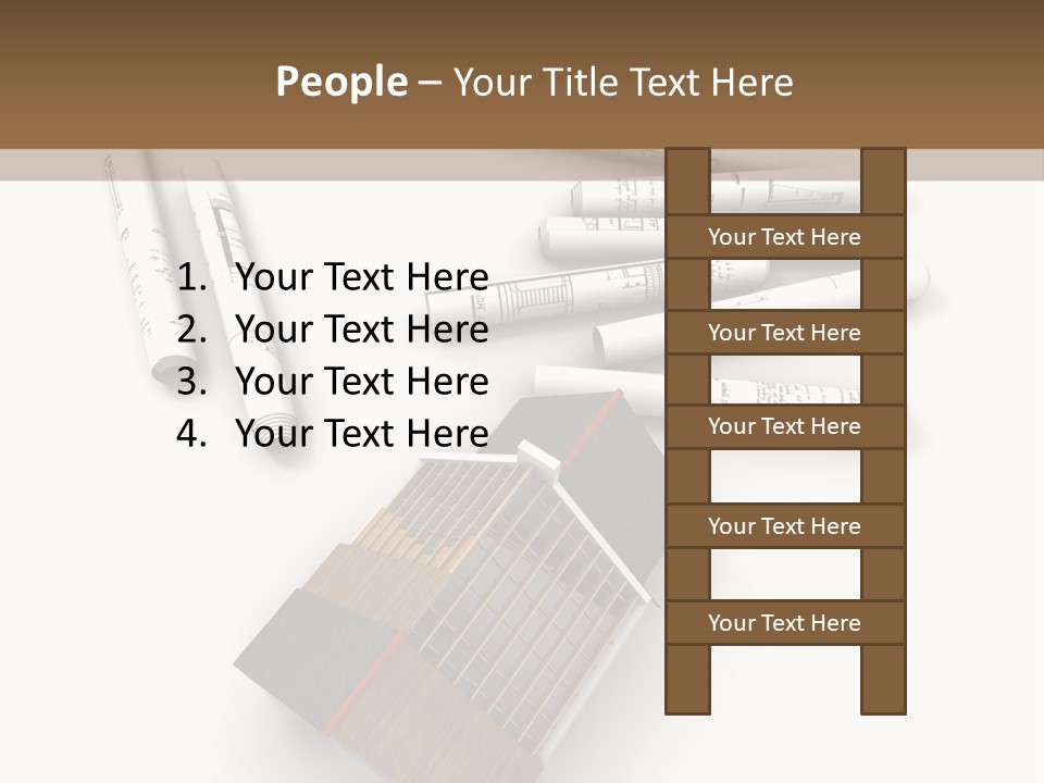 Family Countryside Roof PowerPoint Template