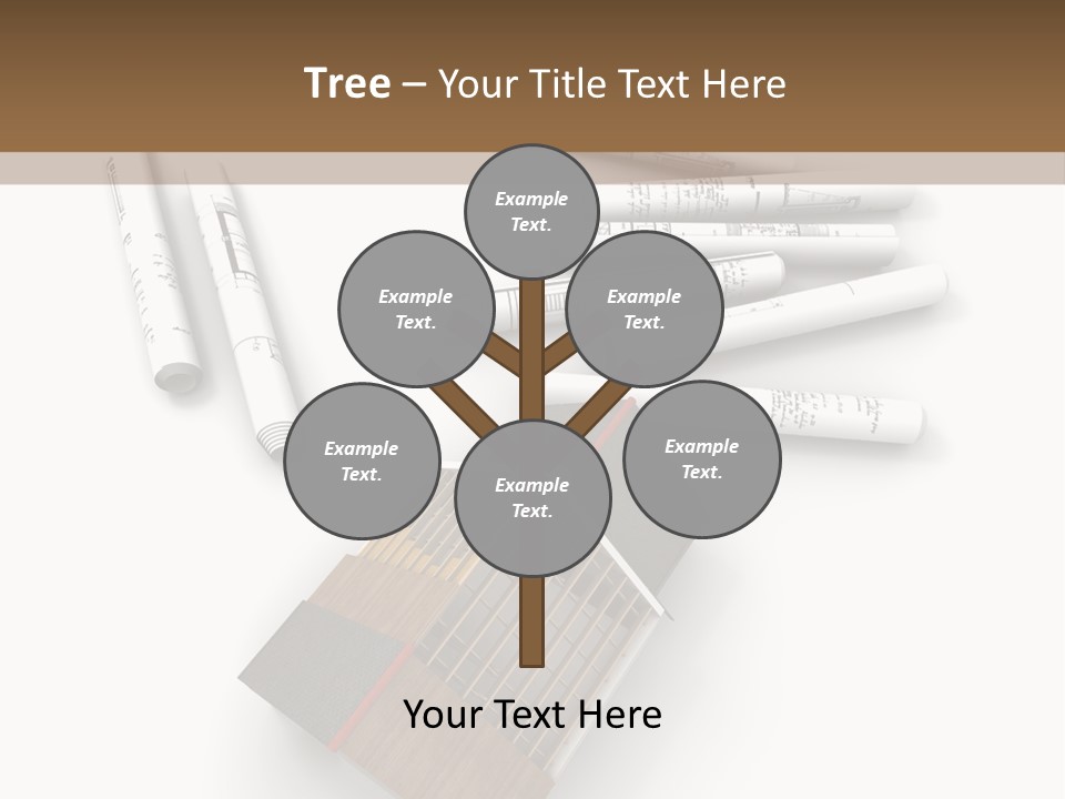 Family Countryside Roof PowerPoint Template