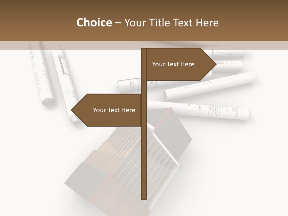 Family Countryside Roof PowerPoint Template