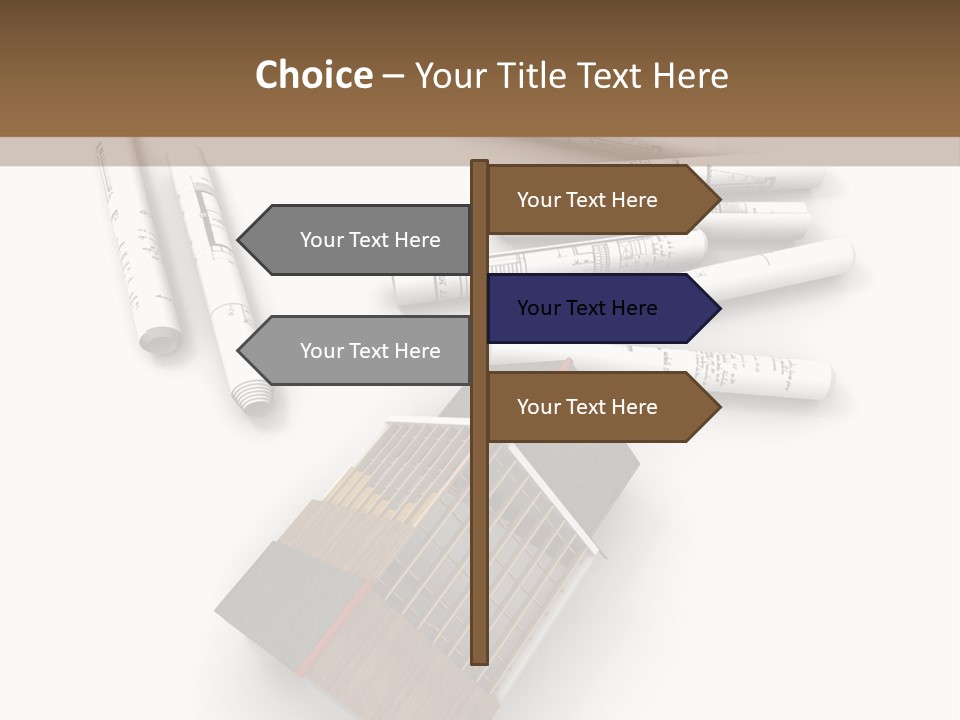Family Countryside Roof PowerPoint Template