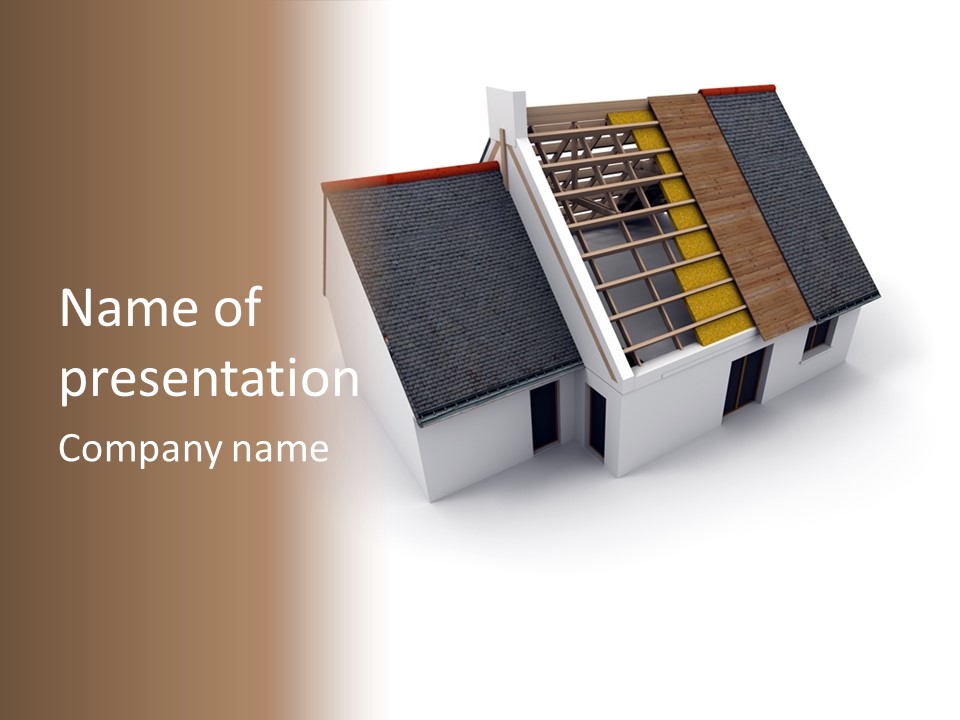 Property House Branch PowerPoint Template