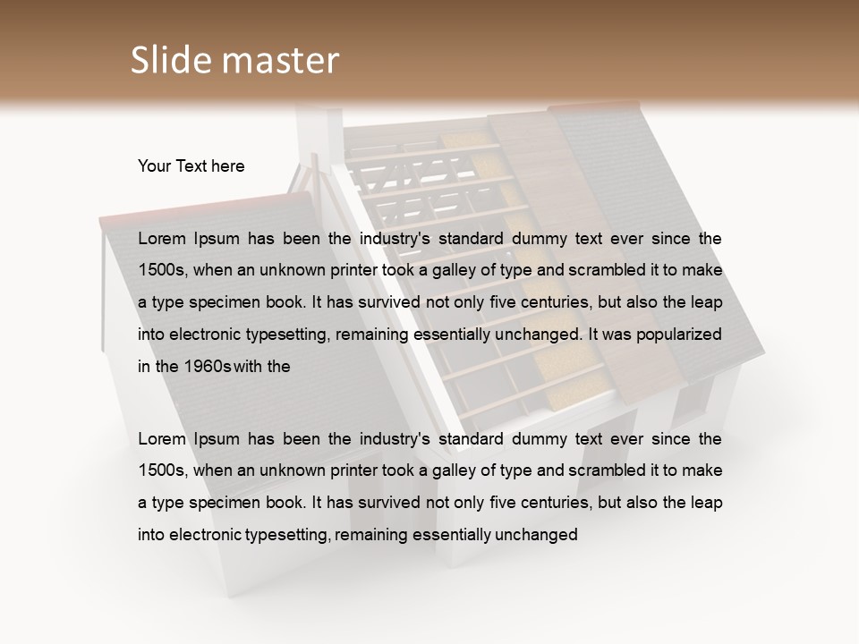 Property House Branch PowerPoint Template