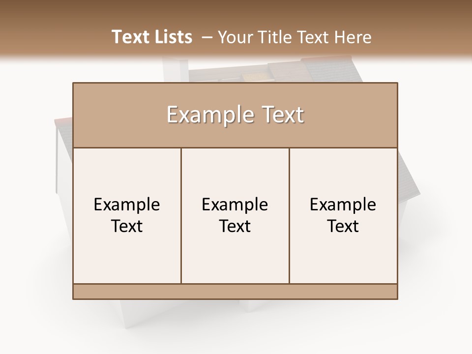 Property House Branch PowerPoint Template