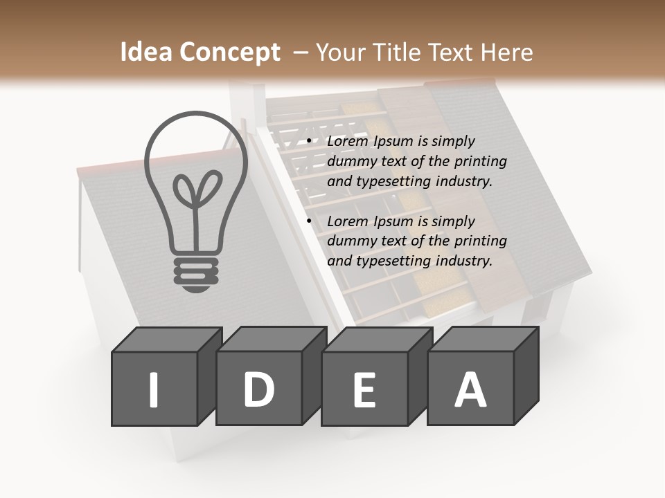 Property House Branch PowerPoint Template