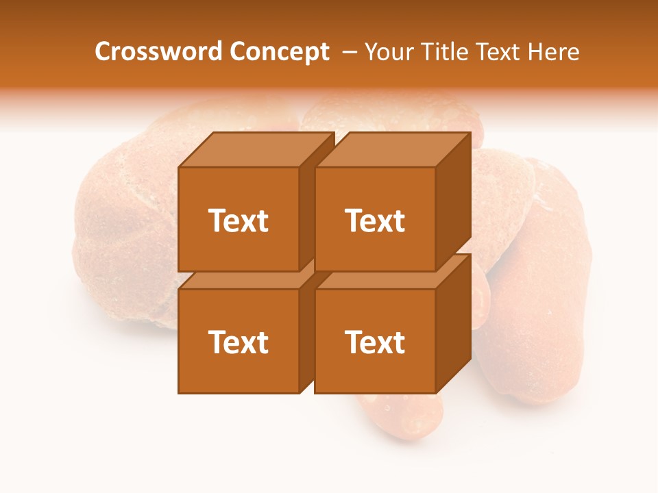 Croissant Isolated Loaf PowerPoint Template