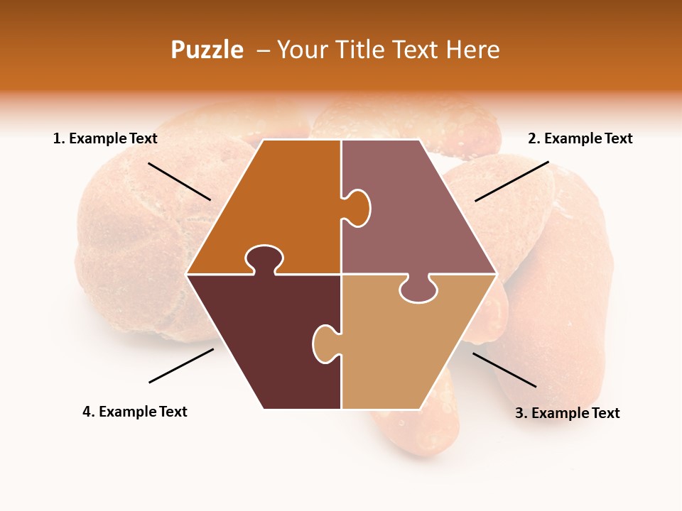Croissant Isolated Loaf PowerPoint Template