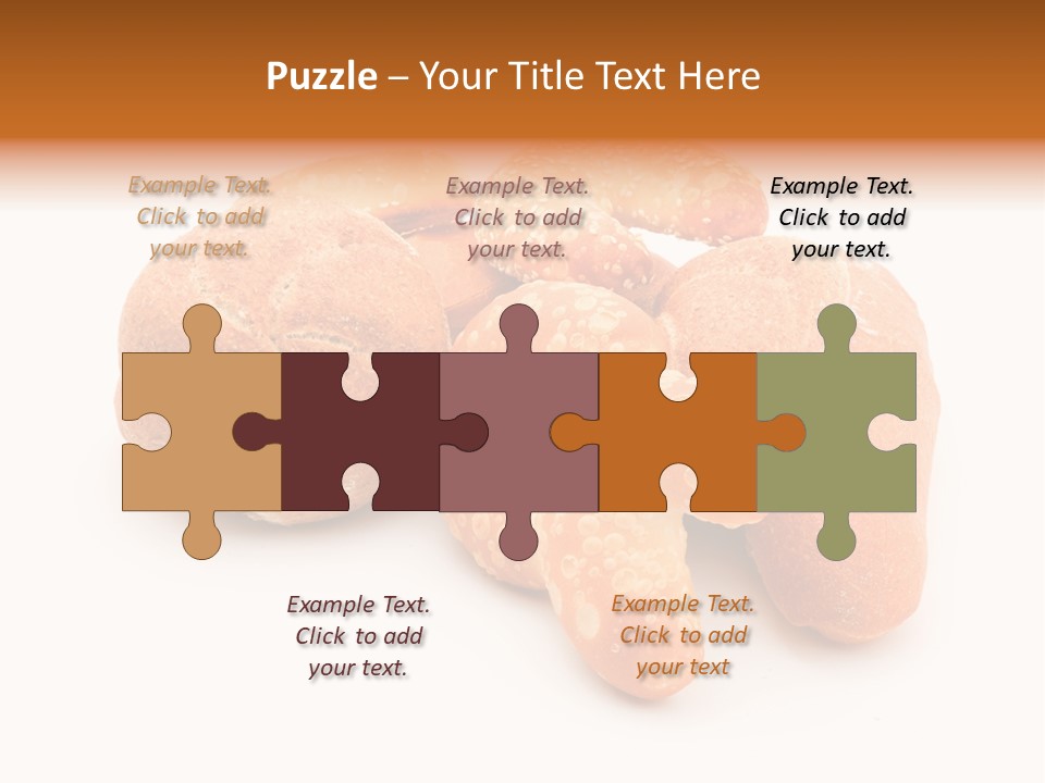 Croissant Isolated Loaf PowerPoint Template