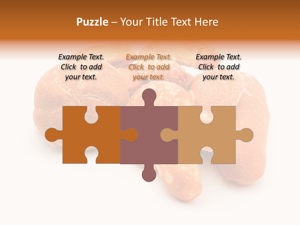 Croissant Isolated Loaf PowerPoint Template