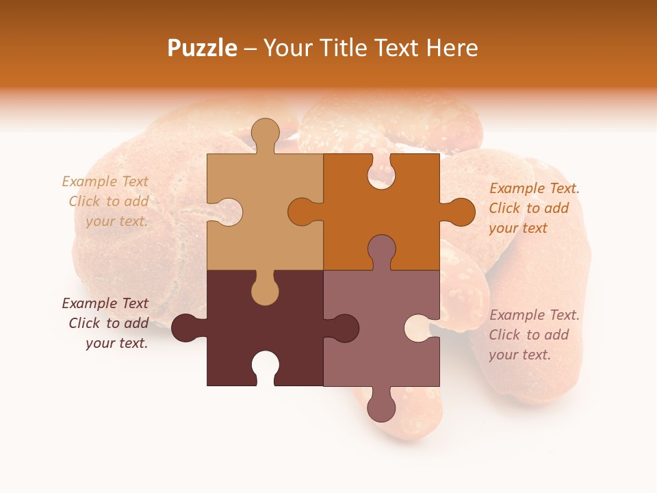 Croissant Isolated Loaf PowerPoint Template