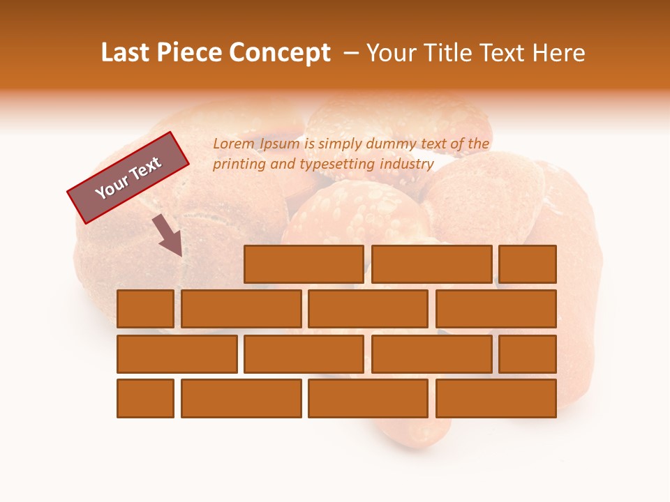 Croissant Isolated Loaf PowerPoint Template