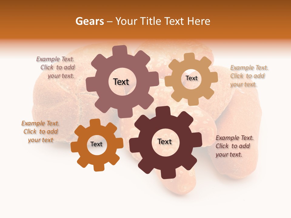 Croissant Isolated Loaf PowerPoint Template