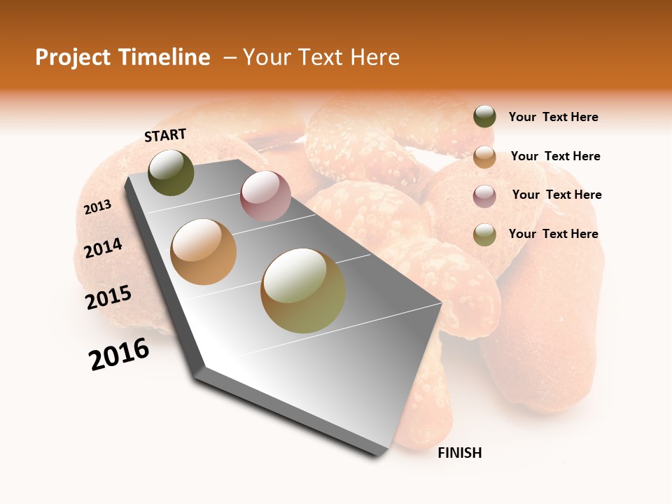Croissant Isolated Loaf PowerPoint Template