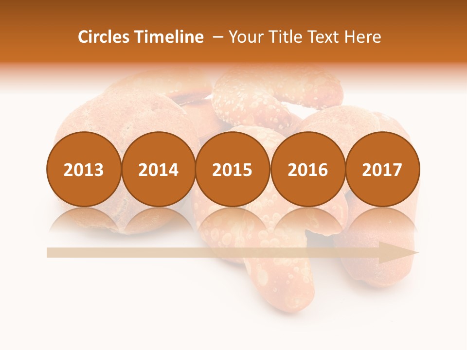 Croissant Isolated Loaf PowerPoint Template