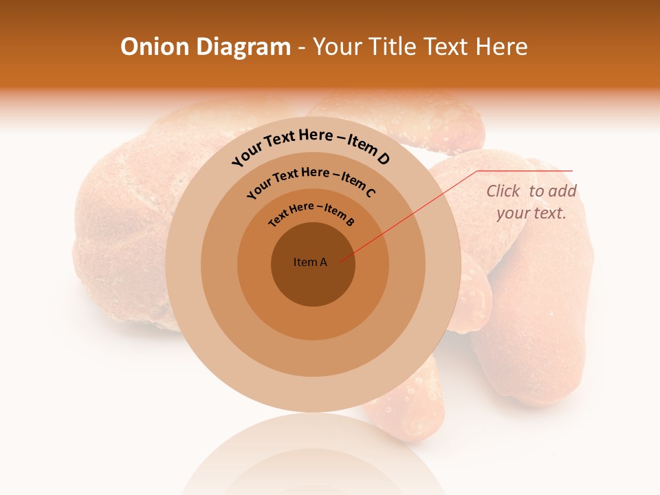 Croissant Isolated Loaf PowerPoint Template